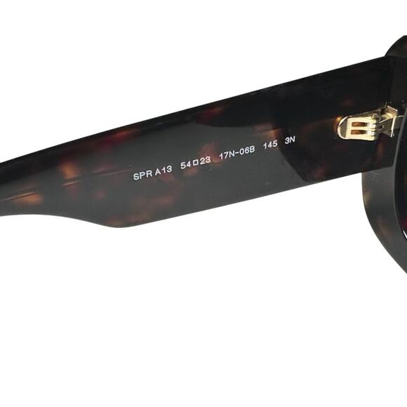 PRADA Sunglasses SPR A13 17N-06B Polished Dark Brown Tortoise w/ Box & Case main image 7